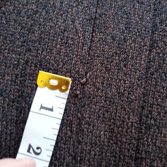 Oscar de la Renta sweater quarter zip jumper knit - Picture 8 of 9